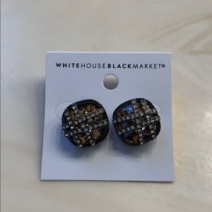 White House Black Market Hematite earrings